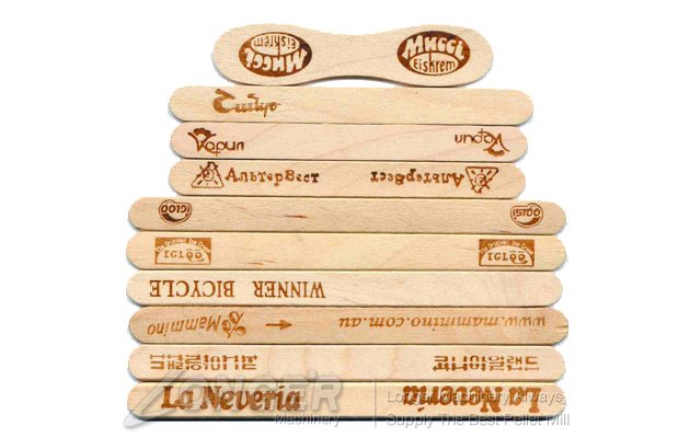 making tongue depressor production line flow chart