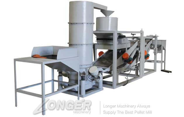 automatic hemp seeds shelling machine