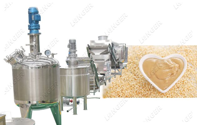 sesame butter processing machinery