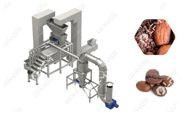 cocoa splitting machine