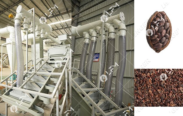 cocoa bean crushing machine