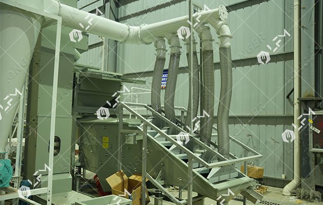 cocoa bean separating machine